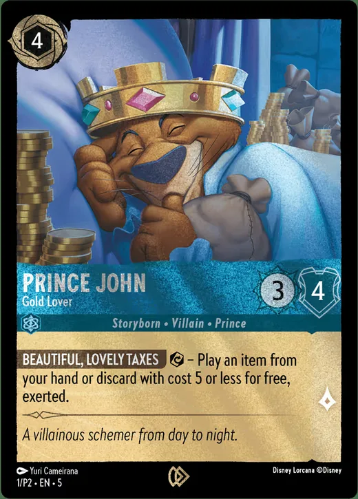 Prince John – Gold Lover