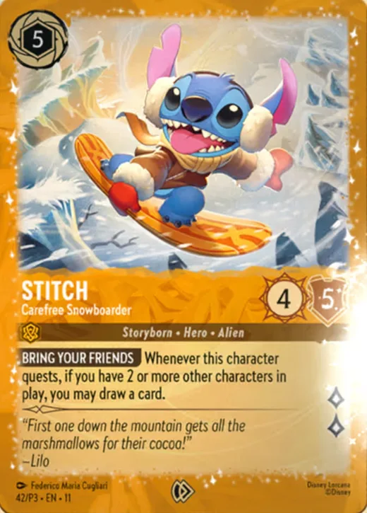 Stitch – Carefree Snowboarder
