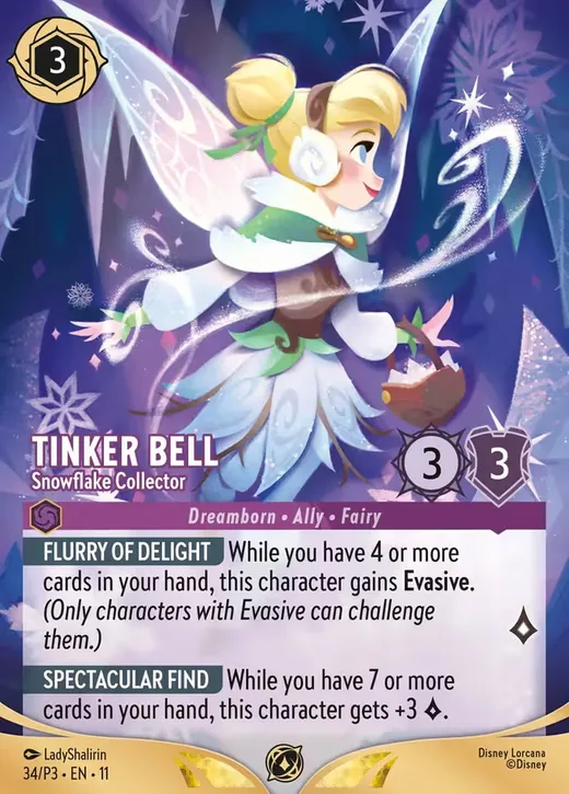 Tinker Bell – Snowflake Collector