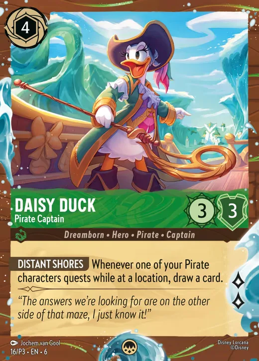 Daisy Duck – Pirate Captain