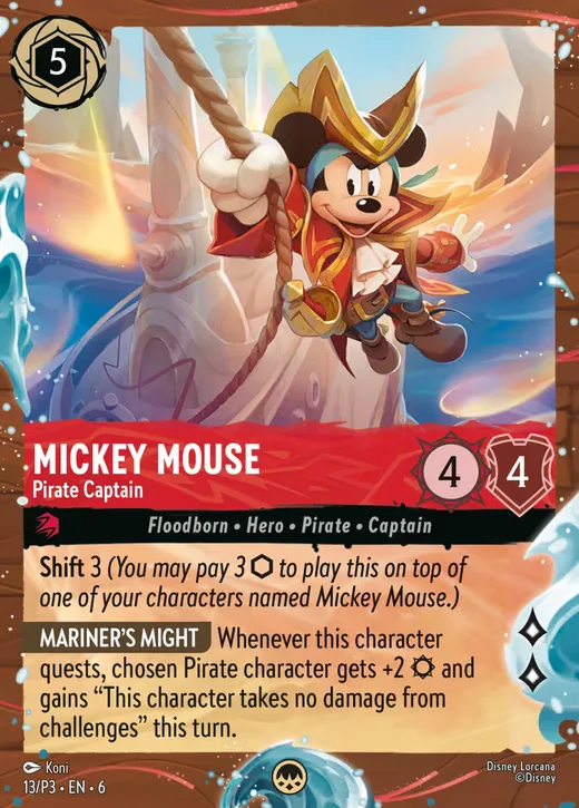 Mickey Mouse – Pirate Captain