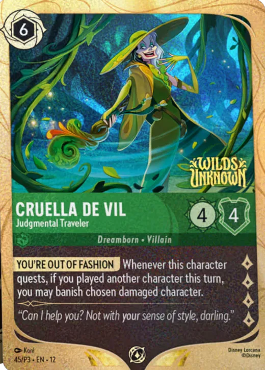 Cruella De Vil – Judgmental Traveler
