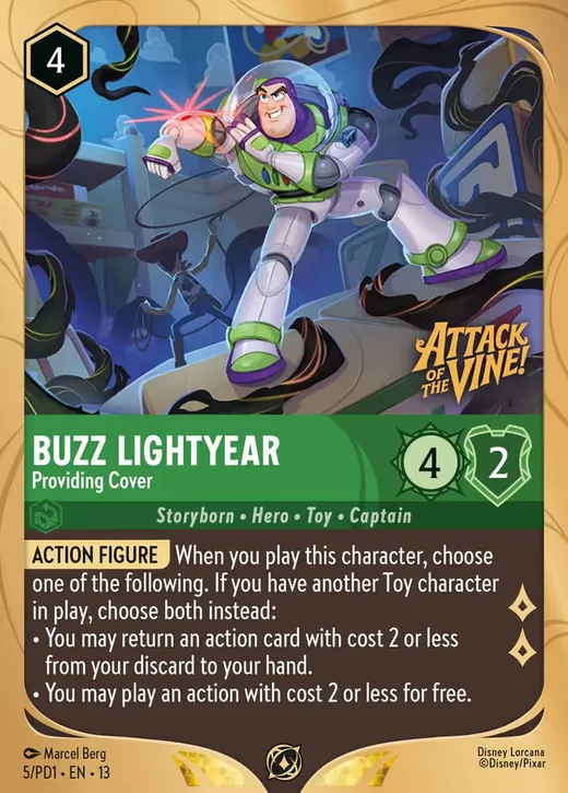 Buzz Lightyear – Providing Cover