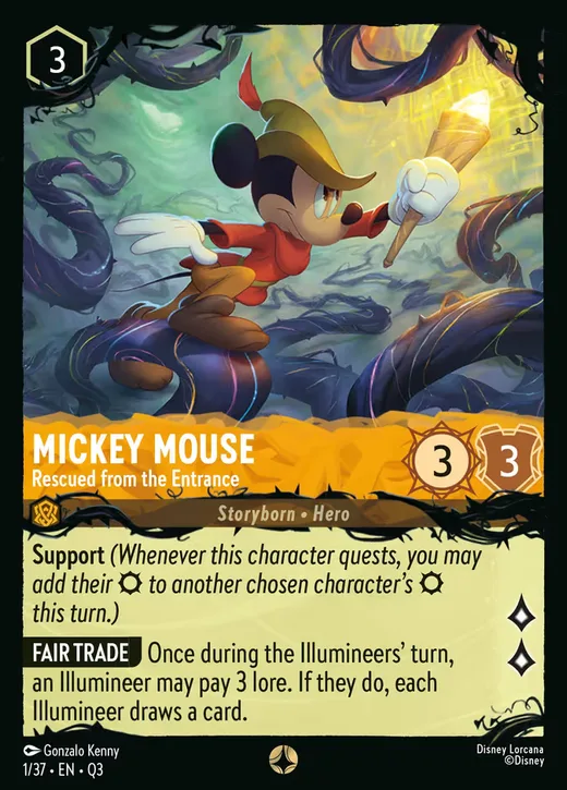 Mickey Mouse – Rescued from the Entrance
