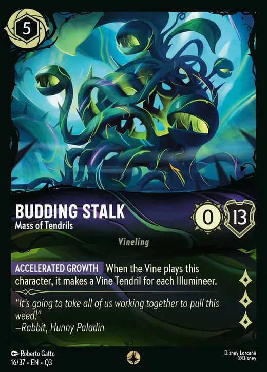 Budding Stalk – Mass of Tendrils