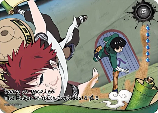 Gaara vs. Rock Lee: The Power of Youth Explodes! 3/5