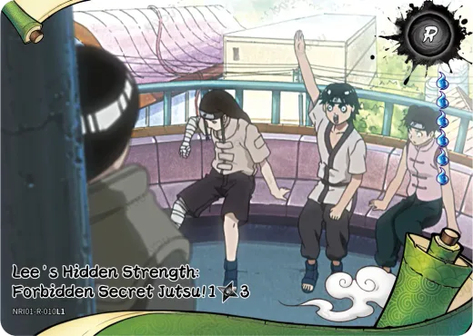 Lee's Hidden Strength: Forbidden Secret Jutsu! 1/3