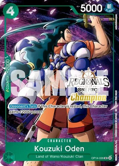 Kouzuki Oden (Regionals Champion Card Set 26-27 Vol.2)