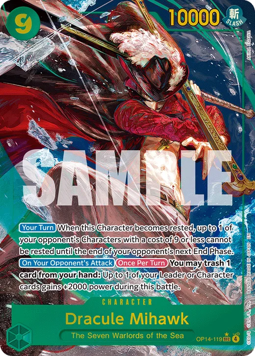 Dracule Mihawk - OP14-119 (Alternate Art)