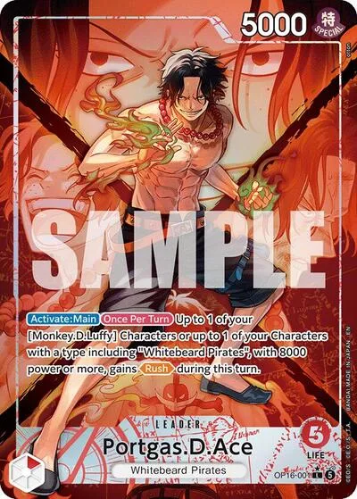 Portgas.D.Ace (001) (Alternate Art)