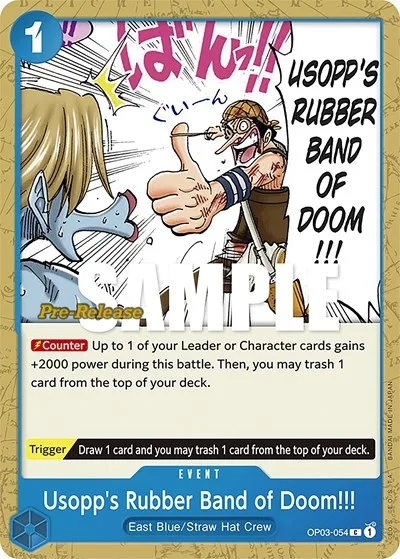 Usopp's Rubber Band of Doom!!!