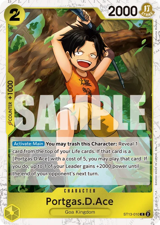 Portgas.D.Ace - ST13-010 (Pirate Foil)