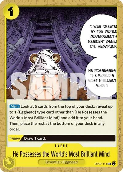 He Possesses the World's Most Brilliant Mind (Reprint)