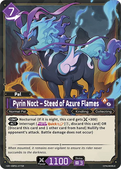 Pyrin Noct – Steed of Azure Flames