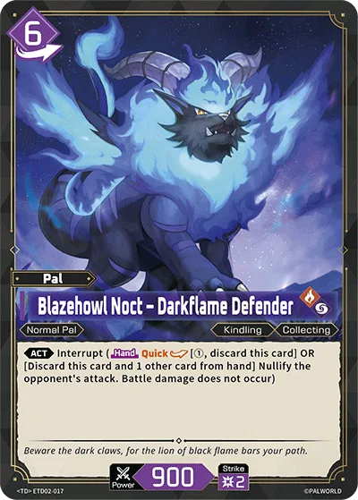 Blazehowl Noct – Darkflame Defender