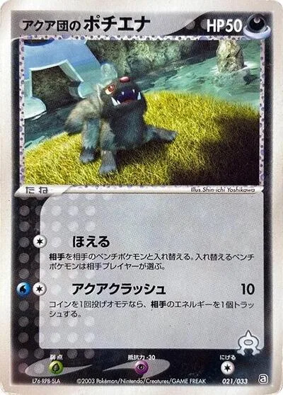 Team Aqua's Poochyena - 021/033