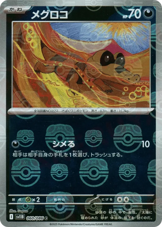 Sandile - 060/086 (Master Ball Pattern)
