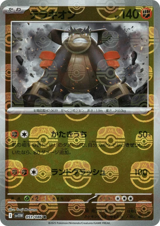 Terrakion - 051/086 (Master Ball Pattern)