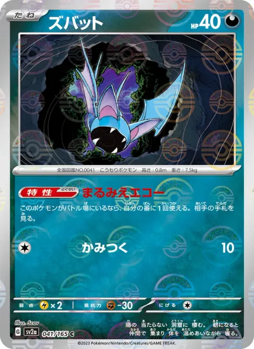 Zubat (Master Ball Pattern)