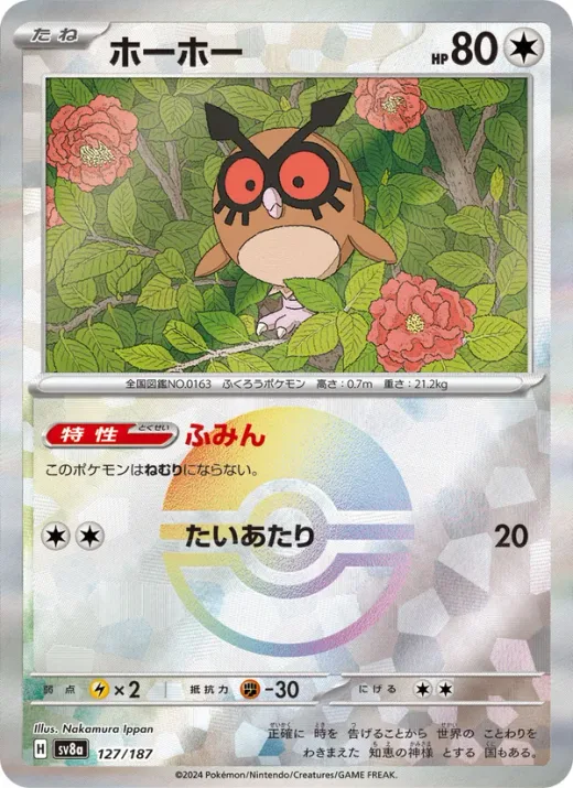 Hoothoot (Master Ball Pattern)