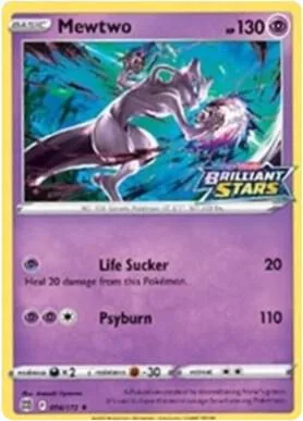 Mewtwo (Brilliant Stars Stamped)