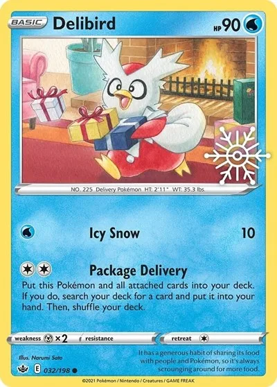 Delibird - 032/198 (Holiday Calendar)