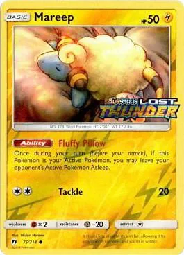 Mareep (Lost Thunder Stamped)