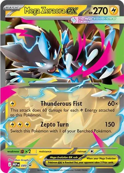 Mega Zeraora ex
