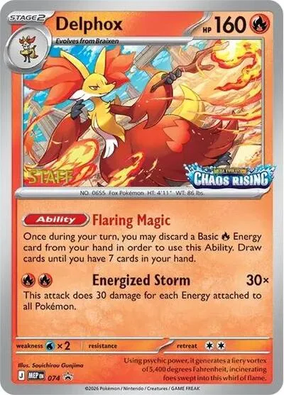 Delphox (Staff)