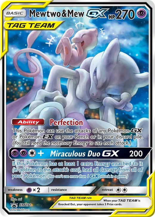 Mewtwo & Mew GX