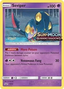 Seviper (Prerelease) (Staff)