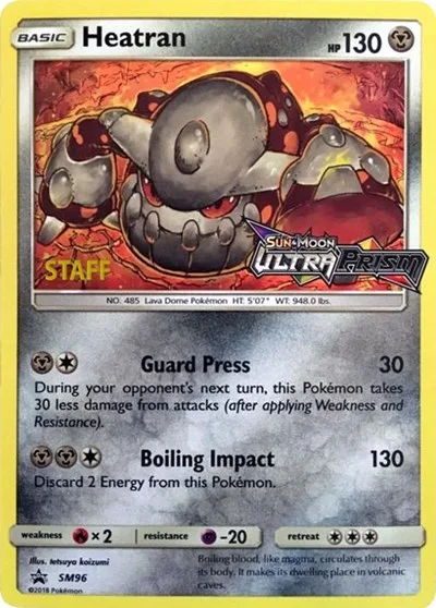 Heatran (Prerelease) (Staff)
