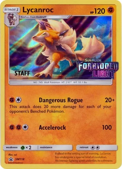 Lycanroc (Prerelease) (Staff)