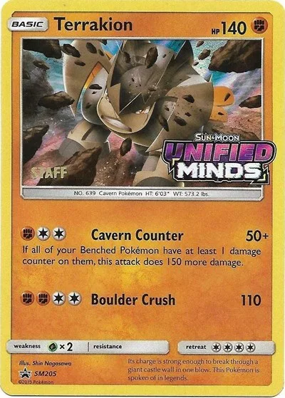 Terrakion (Prerelease) (Staff)