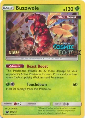 Buzzwole (Prerelease) (Staff)