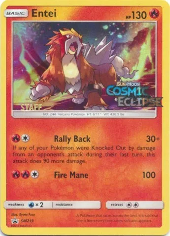Entei (Prerelease) (Staff)