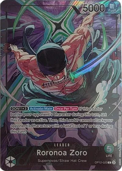 Roronoa Zoro - OP12-020 (Official Playmat Limited Edition Vol.4)