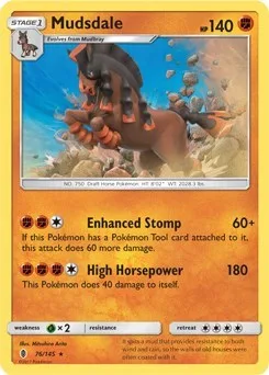 Mudsdale - 76/145 (Prerelease Kit Exclusive)