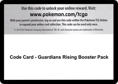 Code Card - Guardians Rising Booster Pack