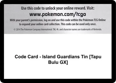 Code Card - Island Guardians Tin [Tapu Bulu GX]