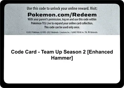 Code Card - Team Up Season 2 [Enhanced Hammer]