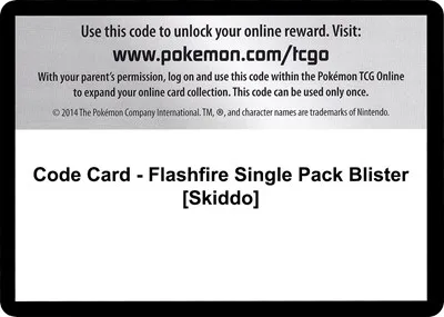 Code Card - Flashfire Single Pack Blister [Skiddo]