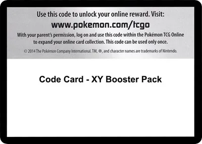 Code Card - XY Booster Pack