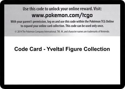 Code Card - Yveltal Figure Collection