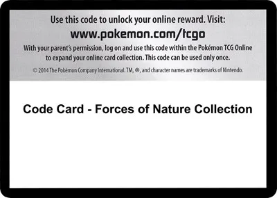 Code Card - Forces of Nature Collection