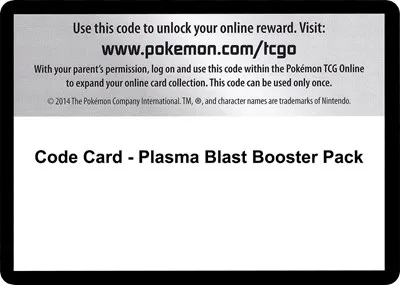 Code Card - Plasma Blast Booster Pack