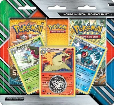 2-Pack Blister Pack [Meganium, Typhlosion & Feraligatr]