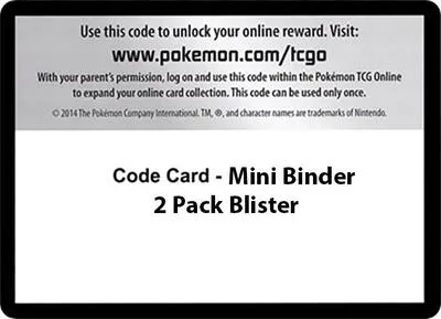 Code Card - Mini Binder 2 Pack Blister
