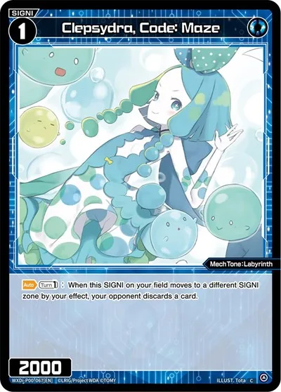 Clepsydra, Code: Maze