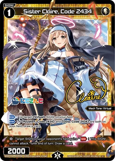 Sister Claire, Code 2434 (Parallel Foil)
